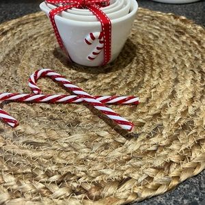 Candy cane Rae Dunn measuring cup